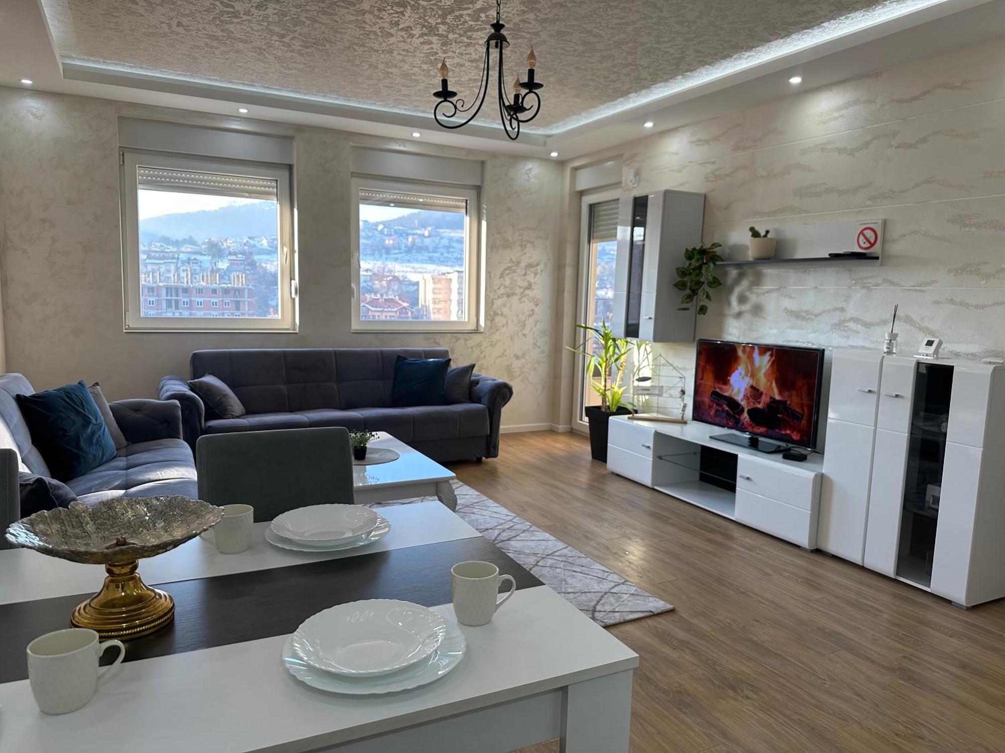 Apartman Ano Lux โนวีปาซาร์ ภายนอก รูปภาพ